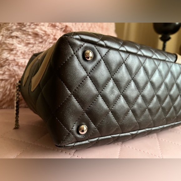 Chanel Cambon Large Rectangle Quilted VTG Handbag 🤎 - Picture 9 of 16
